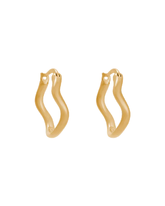 ONDA HOOPS (18K GOLD PLATED)