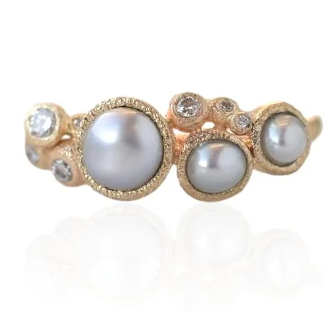 Tahitian Pearl Salted Ring