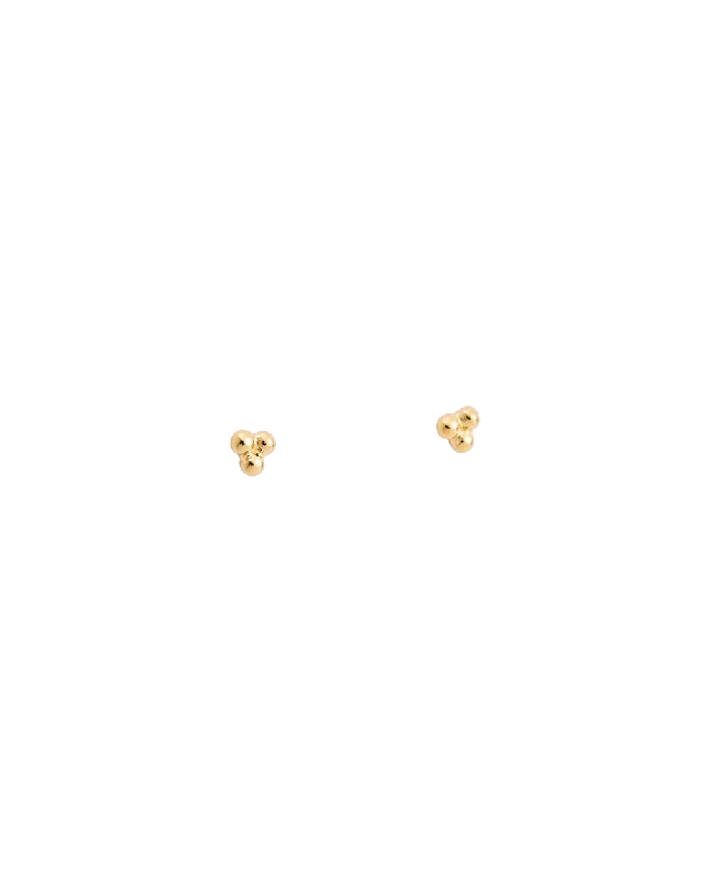 THREE DOT STUDS (GOLD)