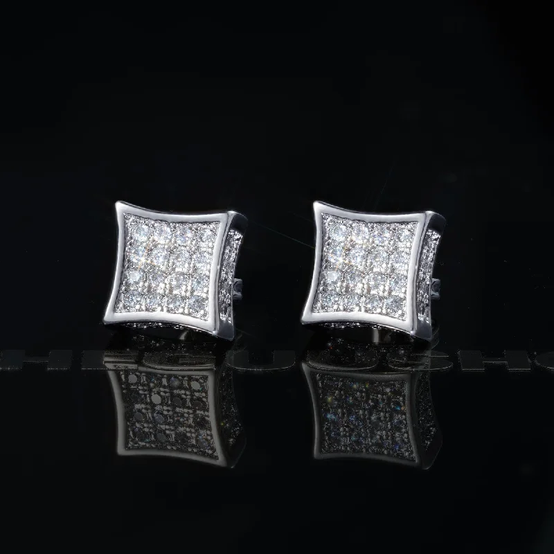 UPDATED 2019 Micro-inlay CZ Stud Earring