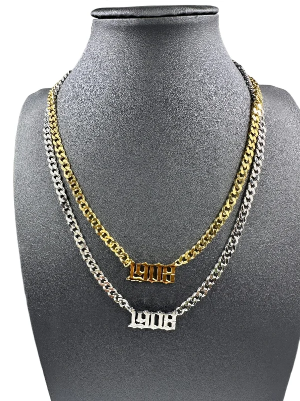 AKA 1908  Number Necklace