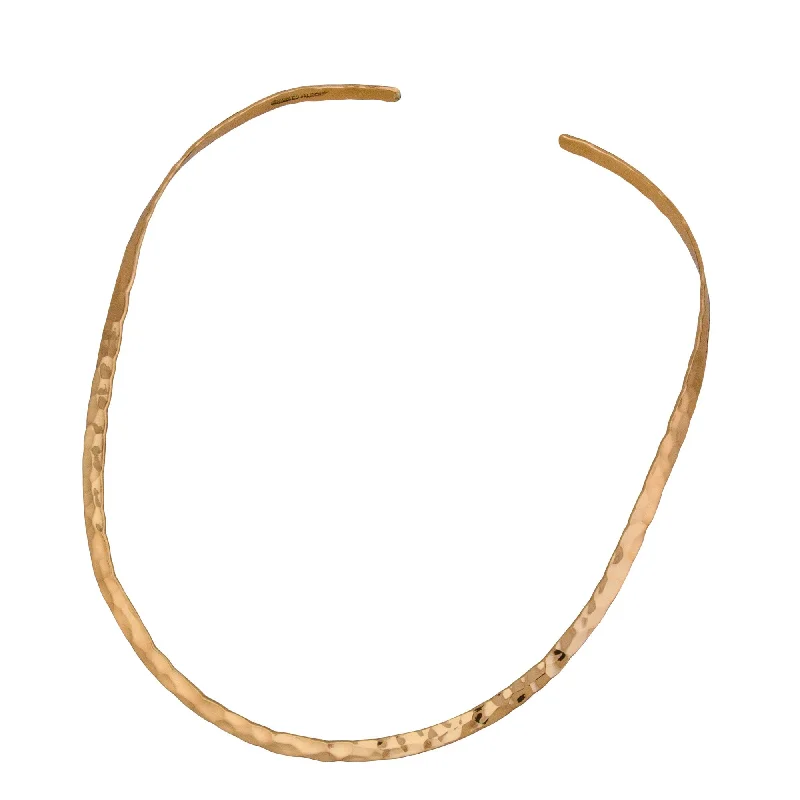 Alchemia Hammered Open Oval Neckwire