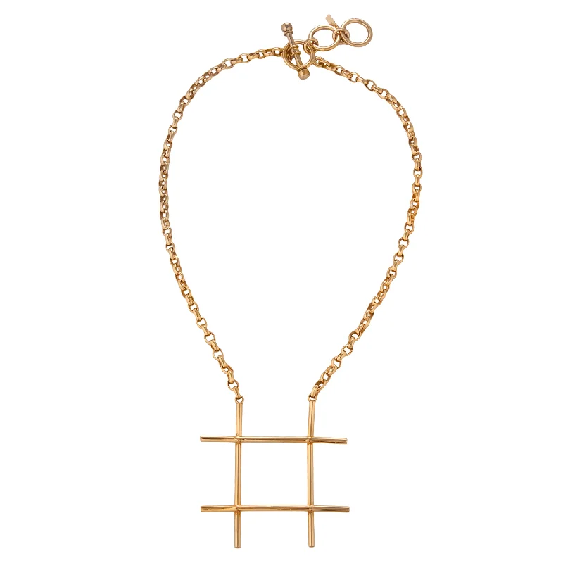 Alchemia # 'Hash Tag' Necklace