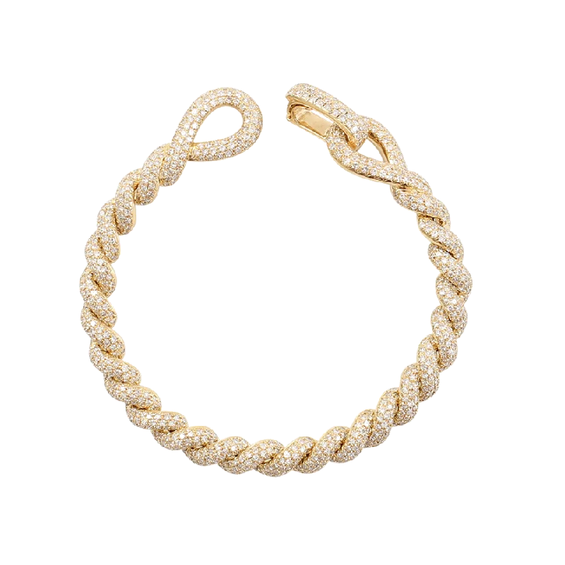 Diamond Rope Bracelet