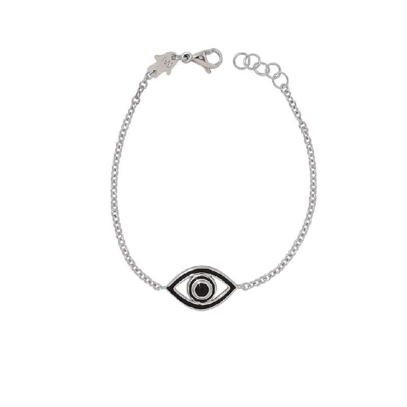 Fortuna Mini Eye Black Bracelet