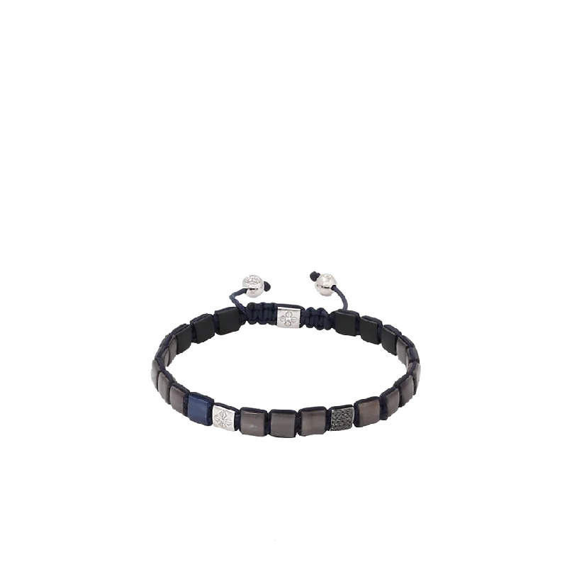 Grey Sapphire Lock Bracelet