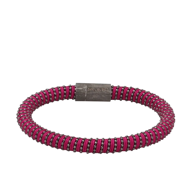 Magenta Twister Band Bracelet