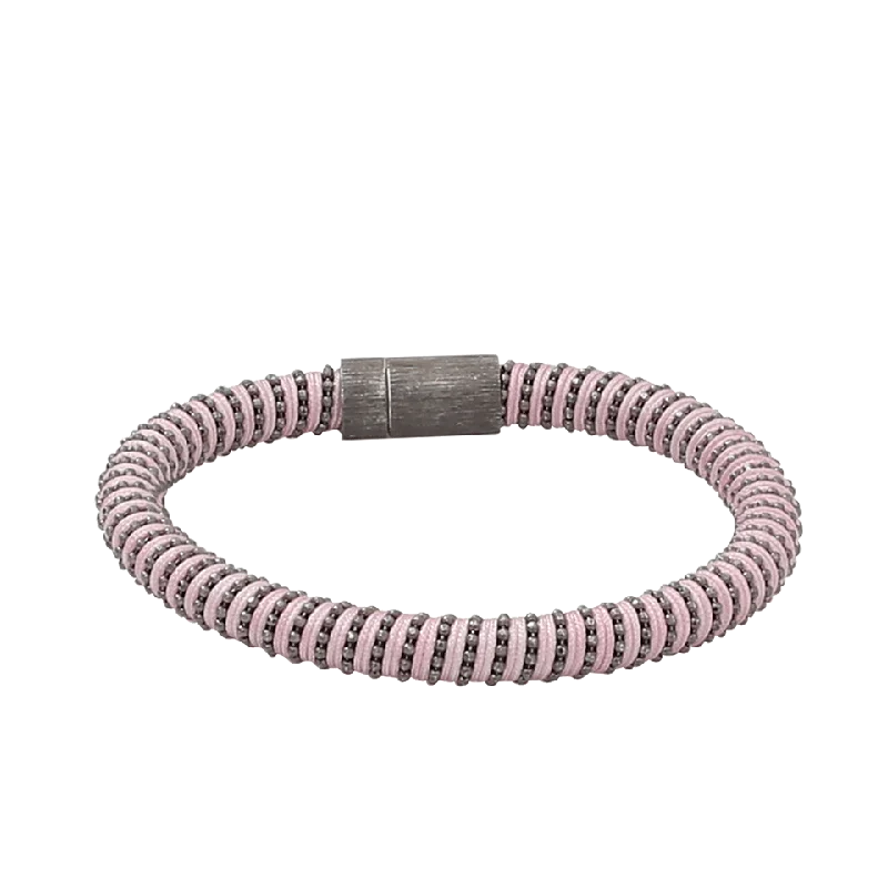 Pink Twister Band Bracelet