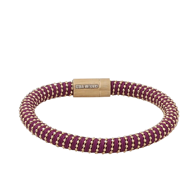 Purple Twister Band Bracelet