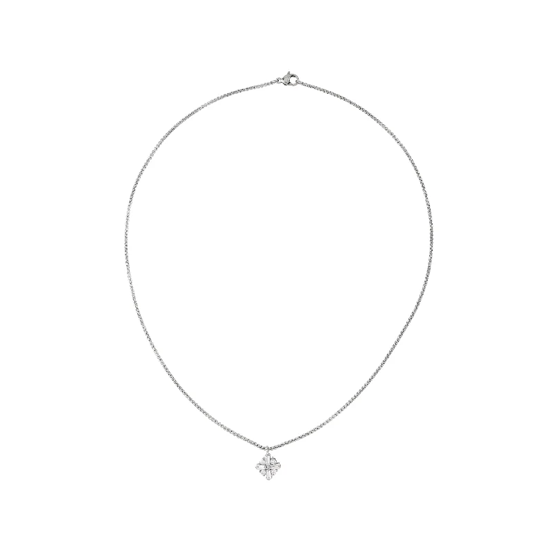 RHOMBUS ZIRCONIA NECKLACE