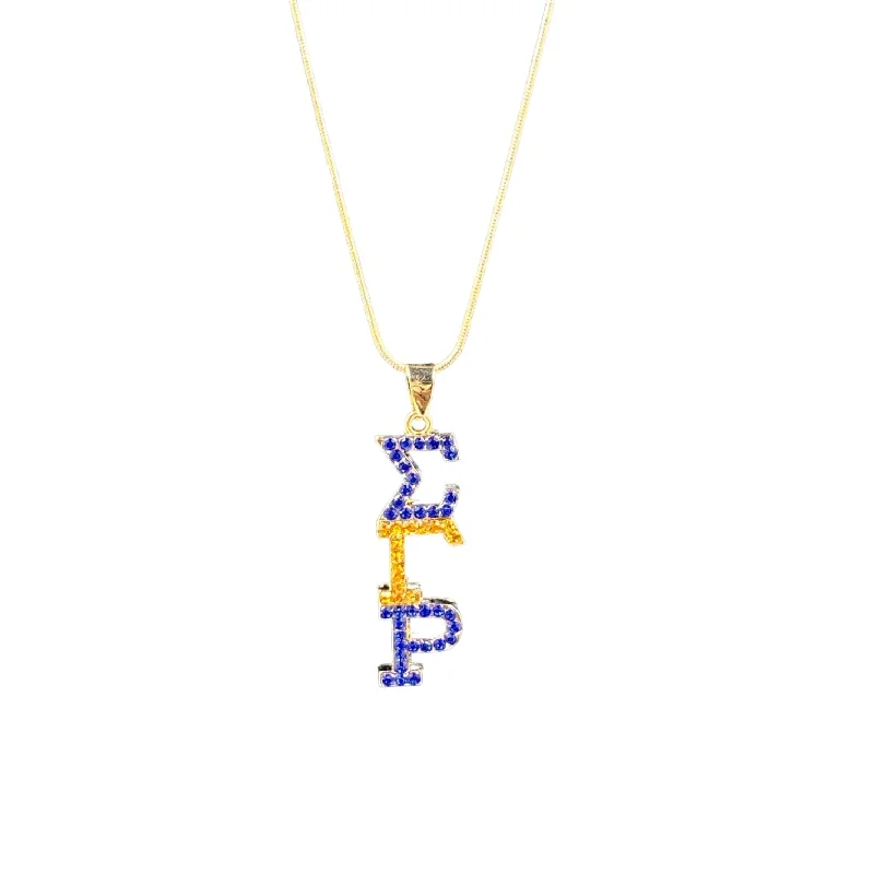 Sigma Gamma Rho Austrian Crystal Pendant