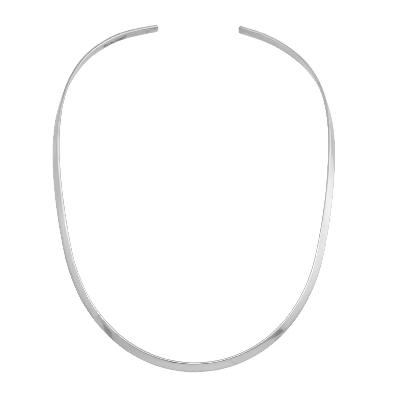 Sterling Silver Open Oval Neckwire