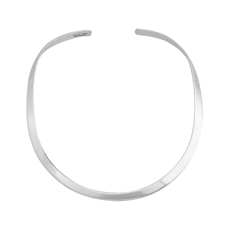 Sterling Silver Thicker Open Round Neckwire