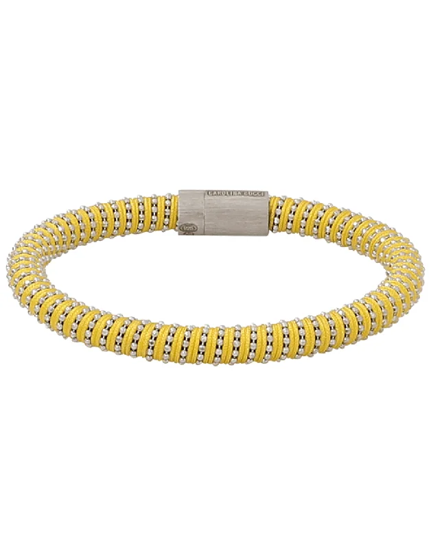 Yellow Twister Band Bracelet